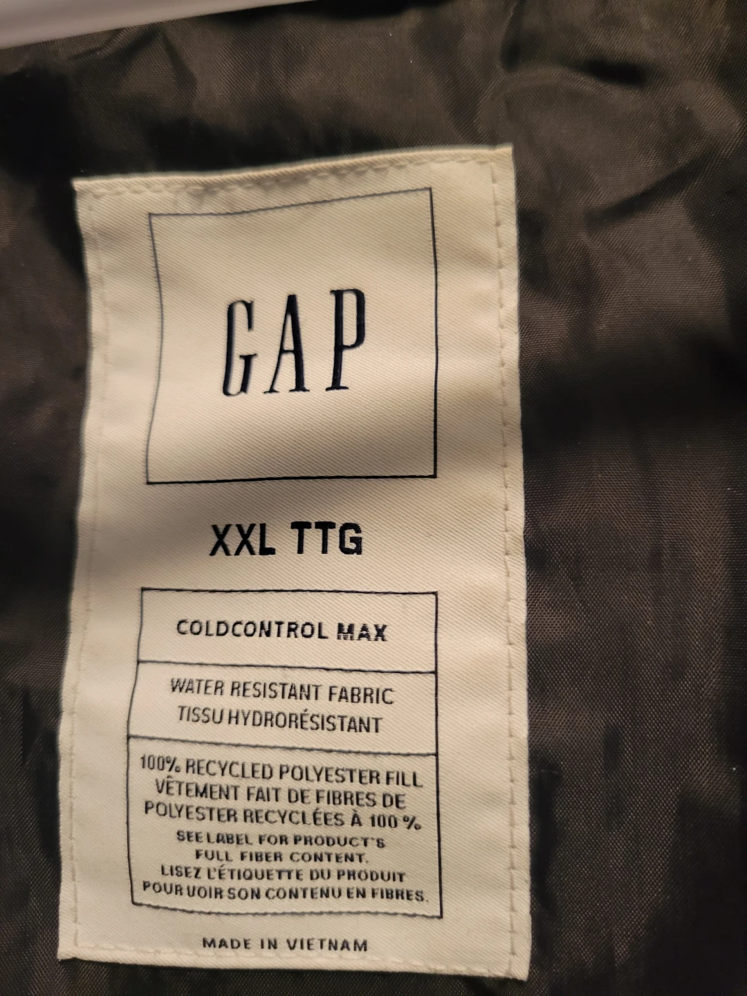 GAP ColdControl Max Puffer Jacket - XXL - photo 3