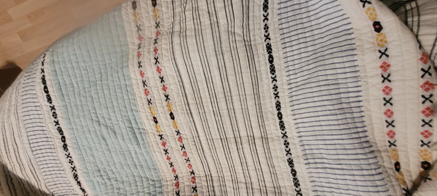 Quilted cotton bedspread king size - photo 2