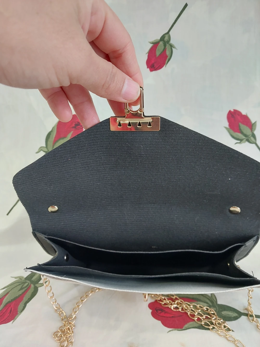 Stylish Black & Beige Shoulder Bag - photo 2