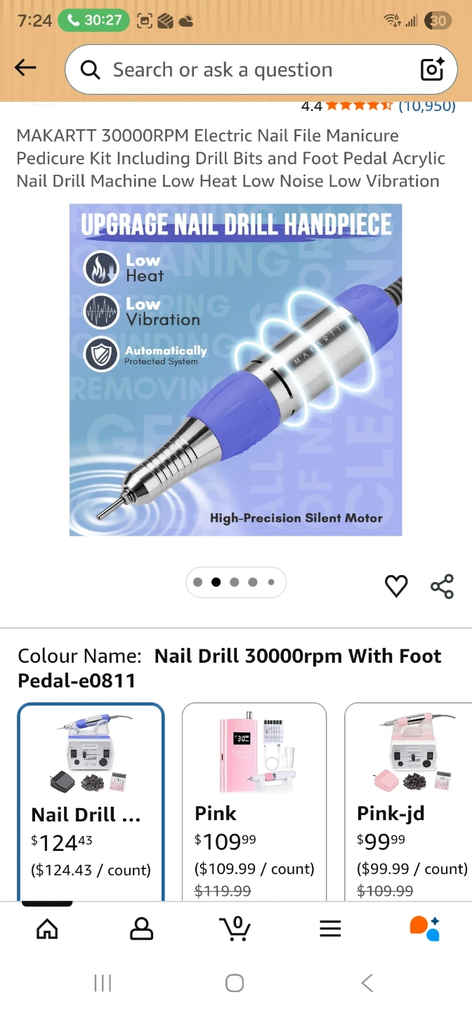 Makartt 30000RPM Electric Nail Drill Manicure Pedicure Kit - photo 3