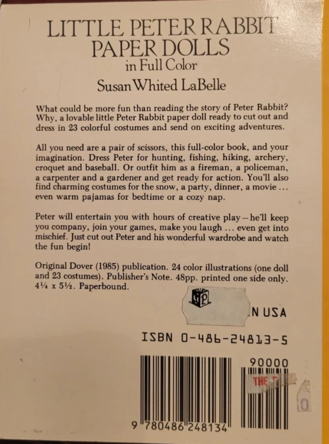 🤎 New Little Peter Rabbit Paper Dolls - photo 2