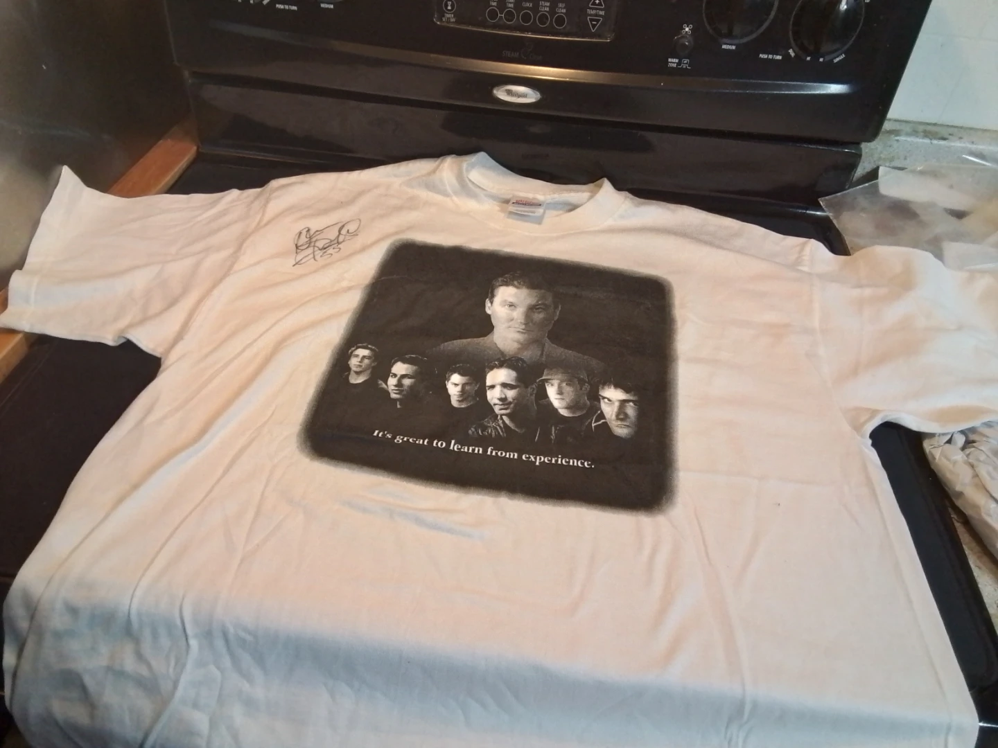Signed Hanes X-Generation T-Shirt Mellon Arena 2003-2004 XL New