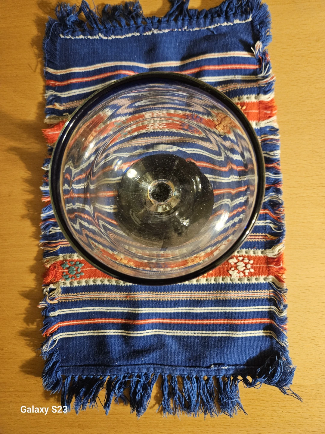 Blue Rim Margarita Glass - photo 5