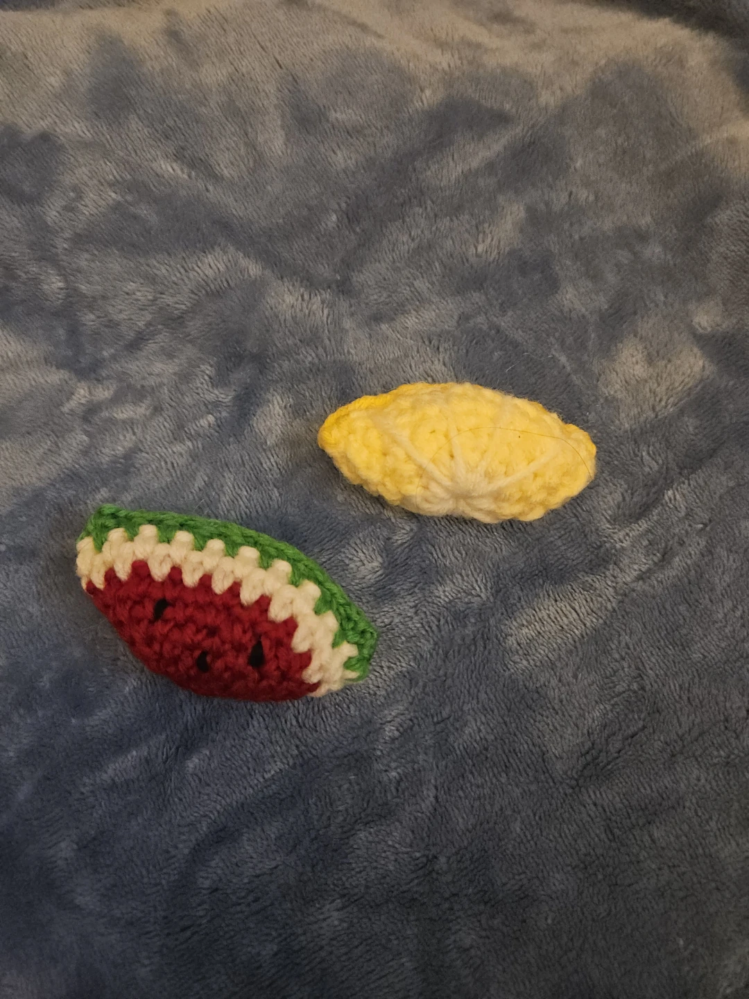 Crochet Watermelon & Lemon plushies - photo 2
