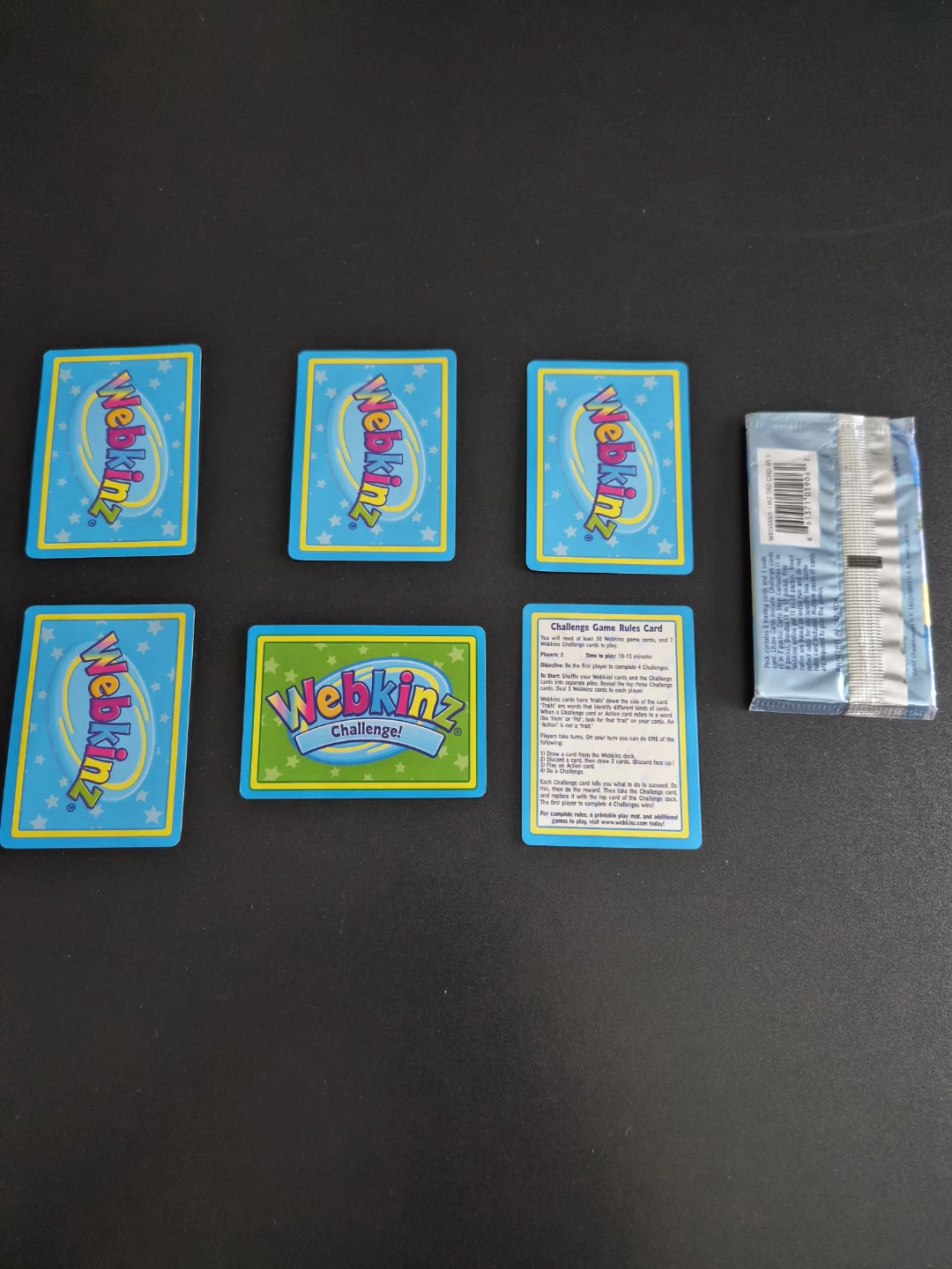 Read Bio | (Opened) Series 1 Webkinz Card Pack - photo 2
