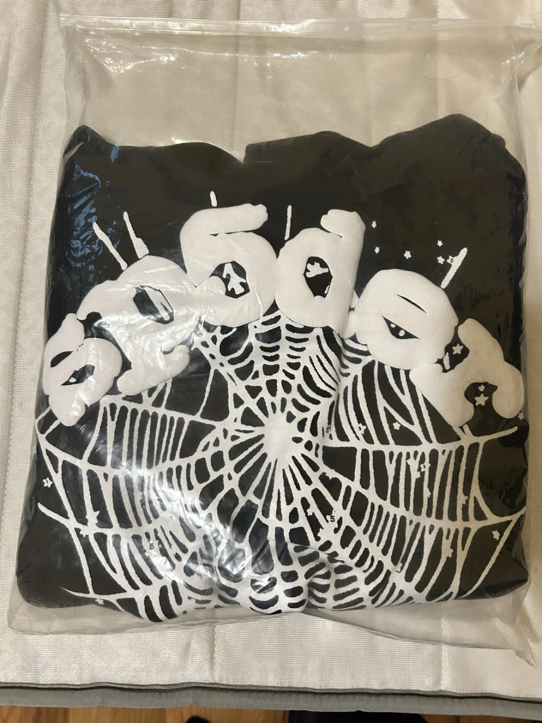 Black Spiderweb Skeleton Graphic Hoodie