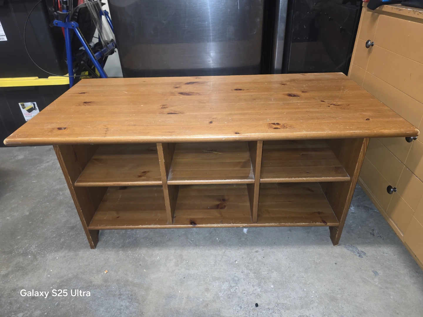 Wooden Coffee Table with Storage - photo 2