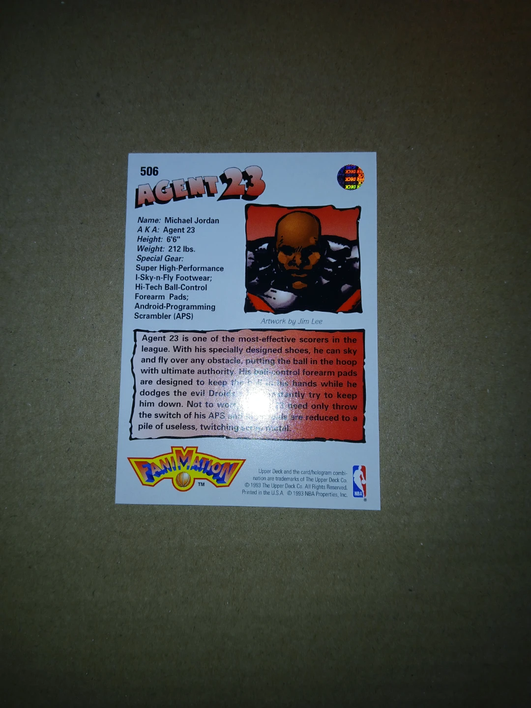 Fantasy.Net Agent 23 Michael Jordan Trading Card - photo 2