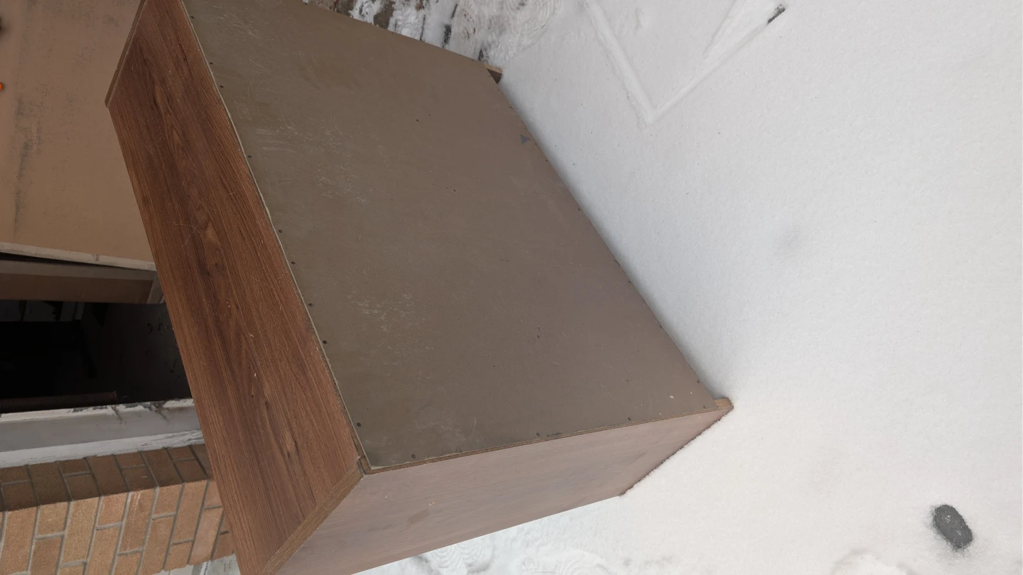 Brown Wooden shelf - photo 4