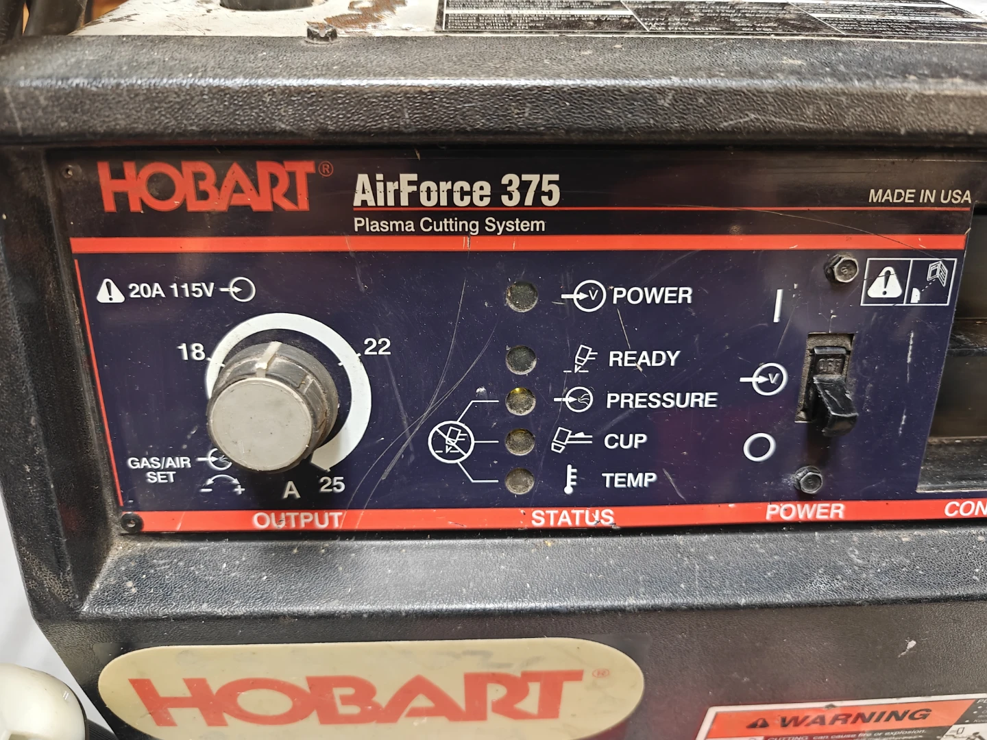 Hobart AirForce 375 Plasma Cutter - photo 2