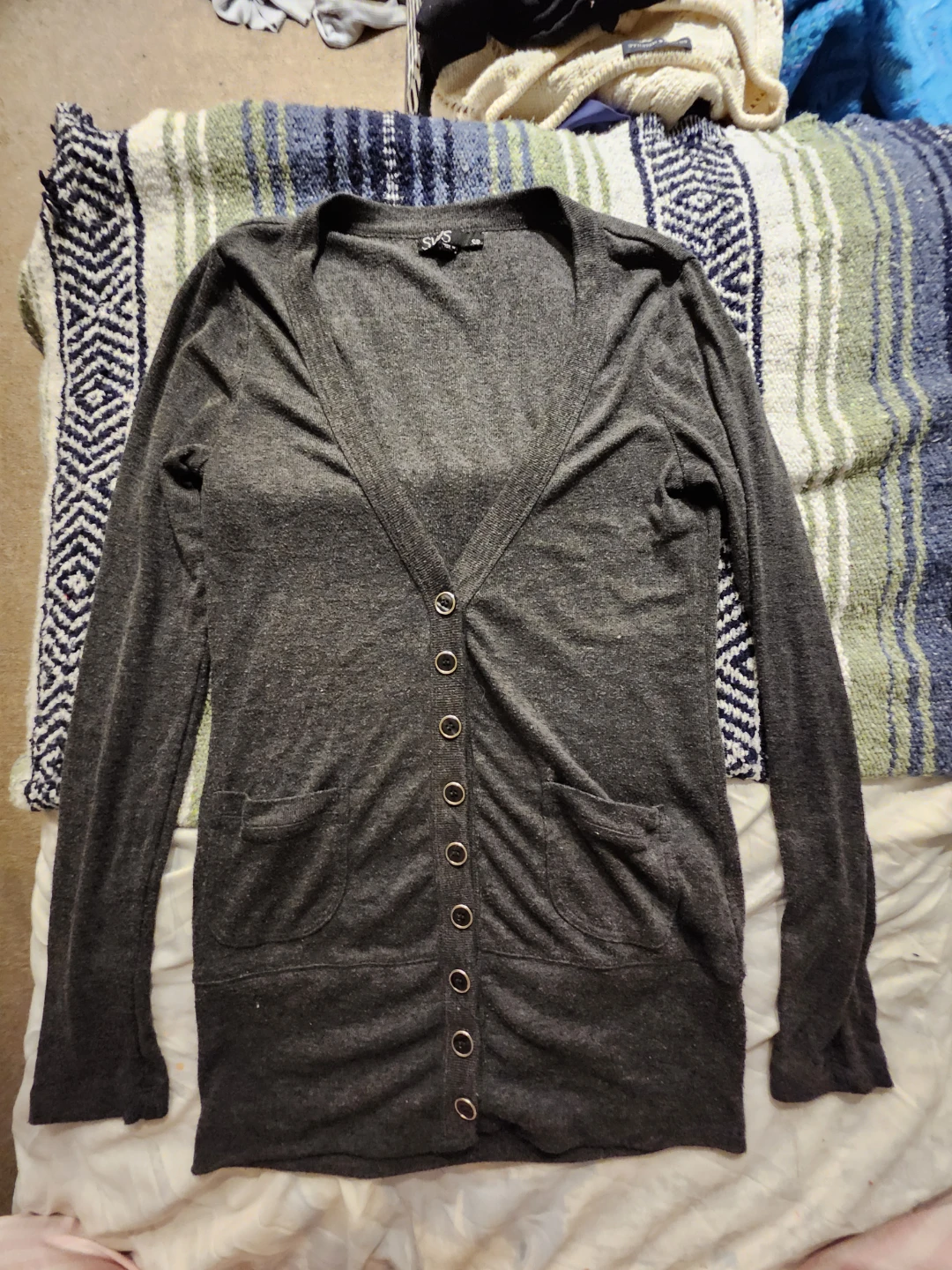 Grey Cardigan - Size S