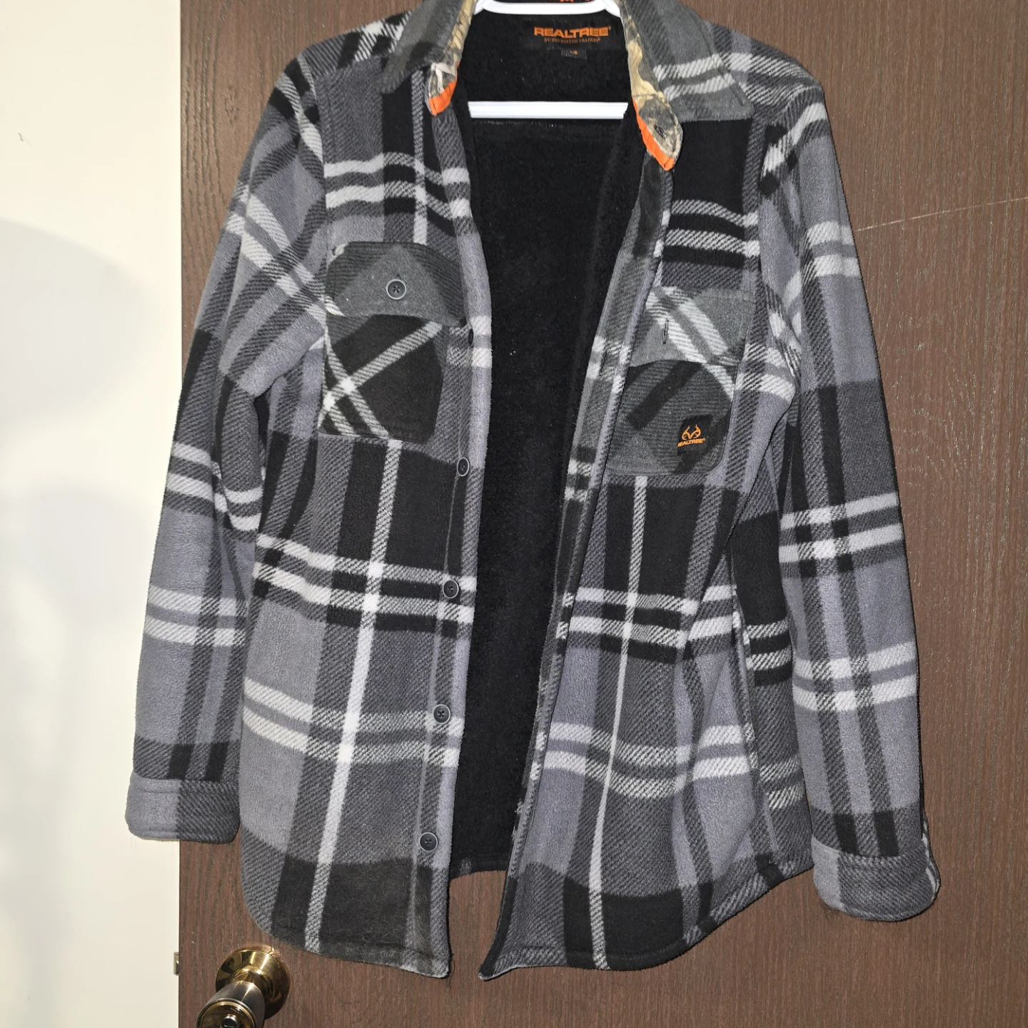 Realtree Plaid Flannel Shirt Jacket - Small