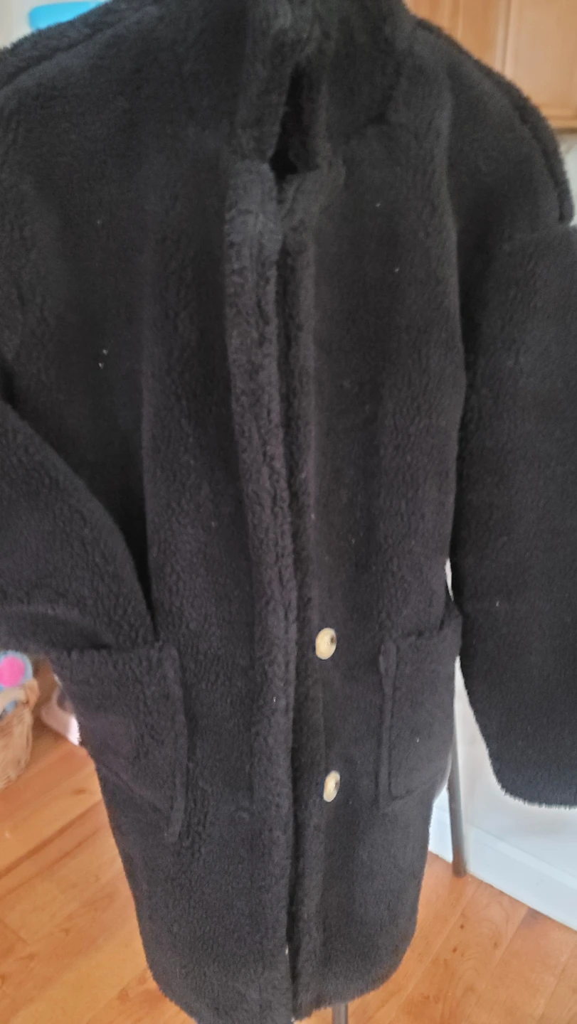 Black Teddy Coat