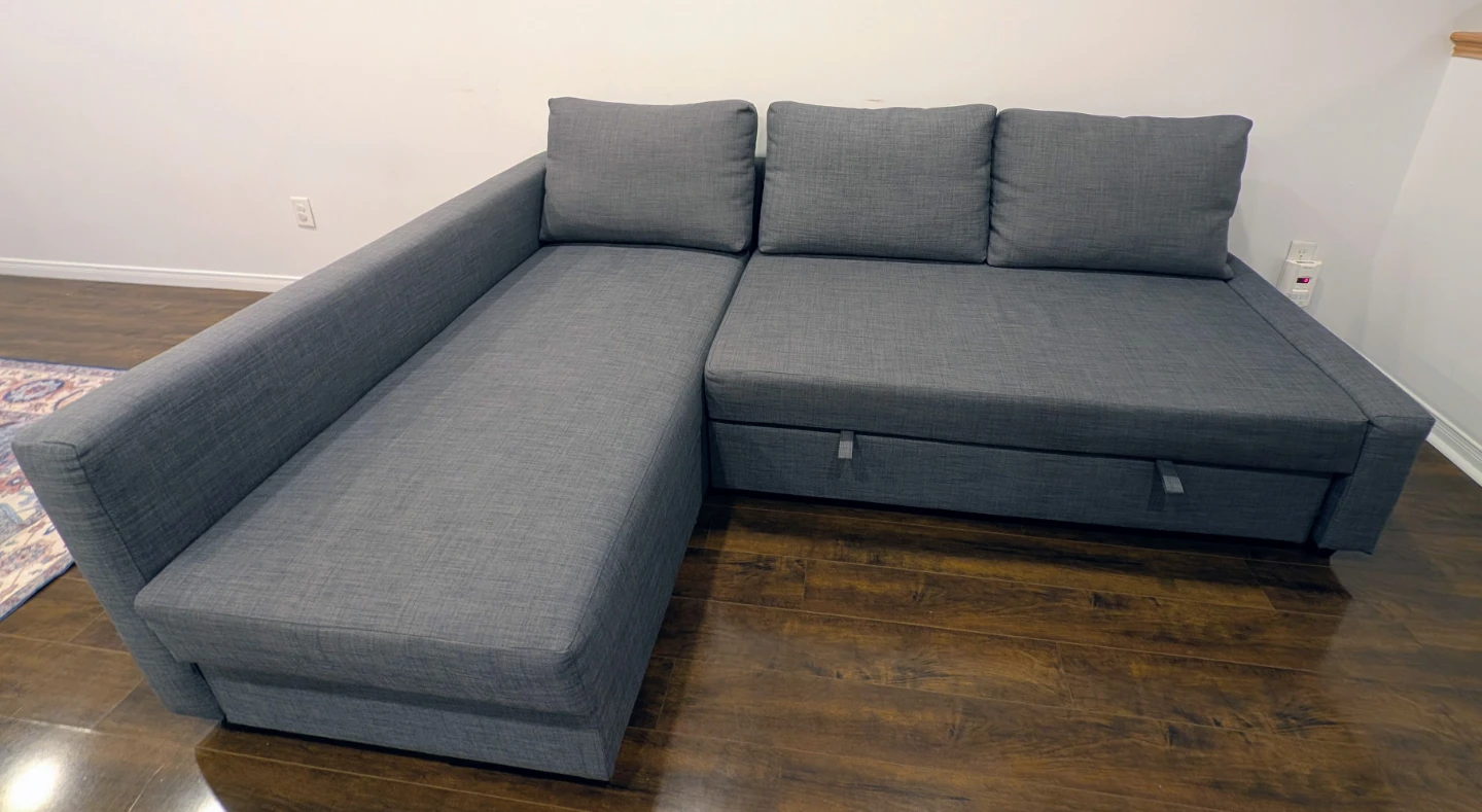 Sectional Sofa Bed - Grey - photo 2