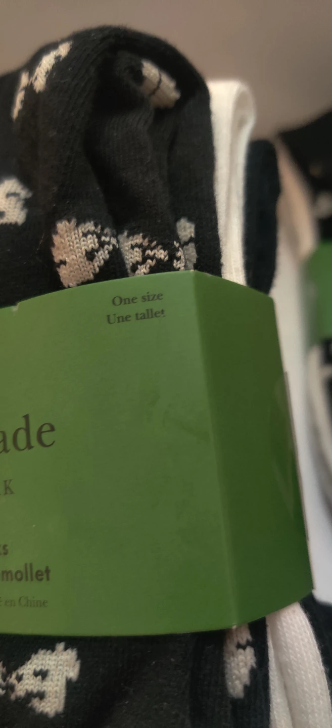 Kate Spade Socks, One Size.2 packs x 3 socks each - photo 3