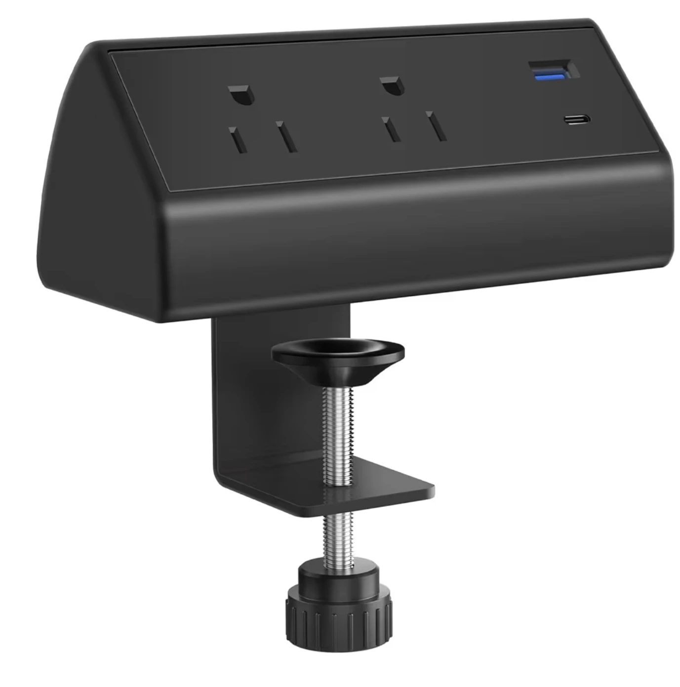 Desk Power Strip with USB C Fast Charger. 6 Feet.