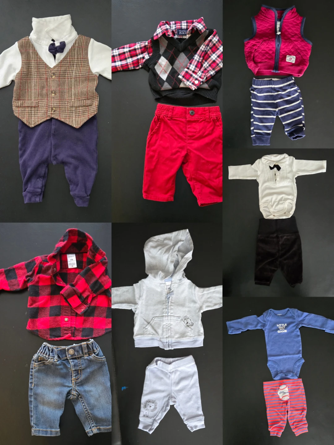 Baby Clothes Bundle: Children's Place & Carter's