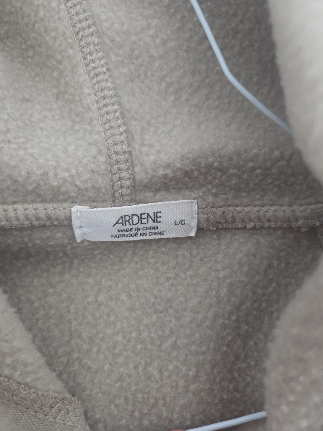 Ardene "Good Vibes Only" Hoodie - Beige - L/G - photo 3