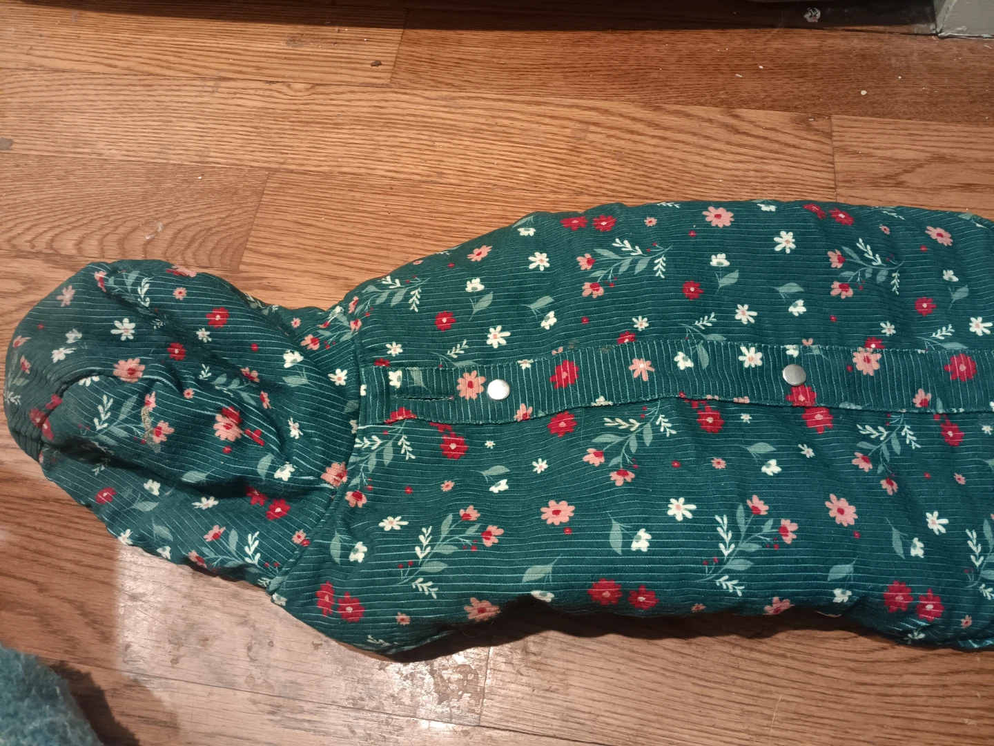 Floral Dog Coat - Size Small