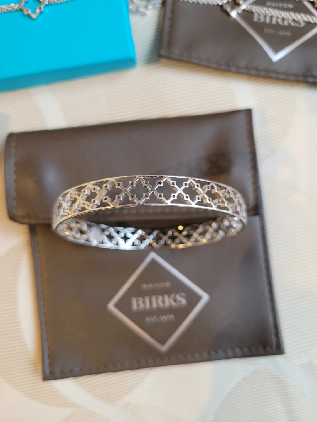 Authentic Maison Birks Silver 3pc Jewellery Set. Muse Collection - photo 2