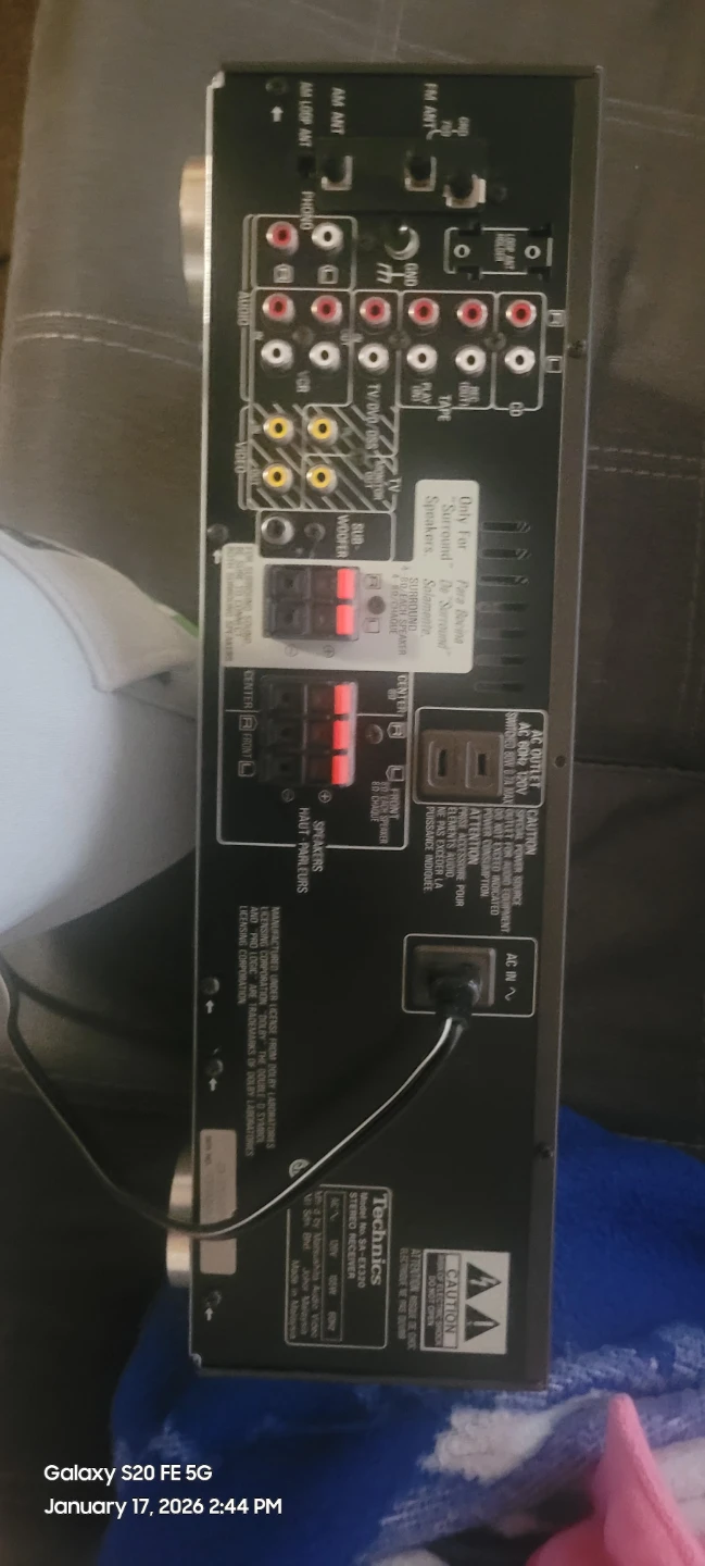 Technics SA-EX320 AV Control Stereo Receiver - photo 2