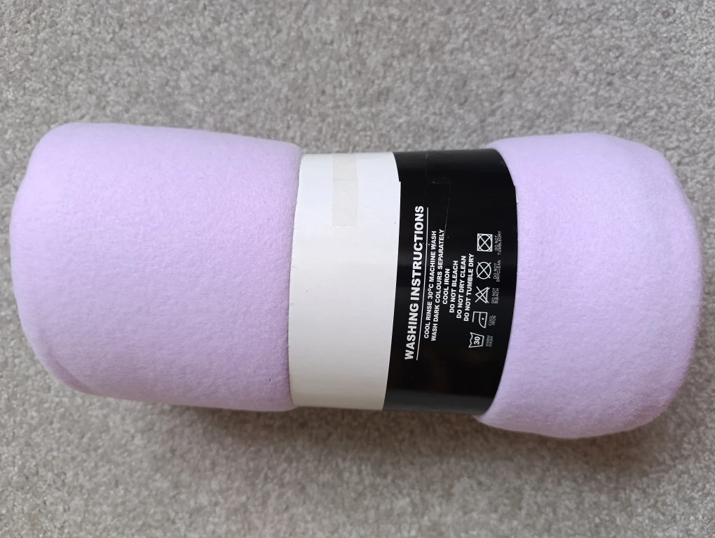 Habitat Polar Fleece Throw - Lavender