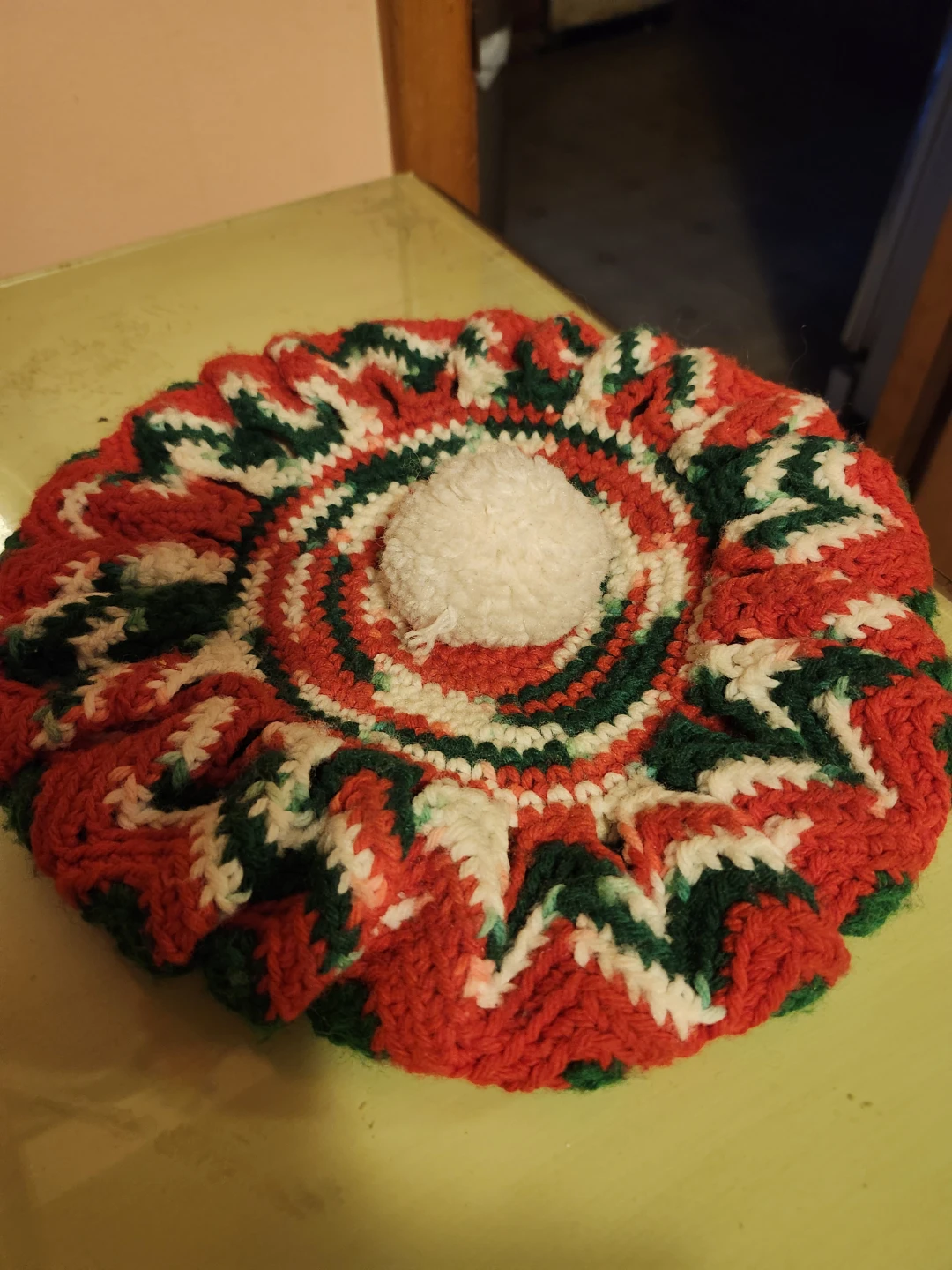 Handmade Crocheted Christmas Hat