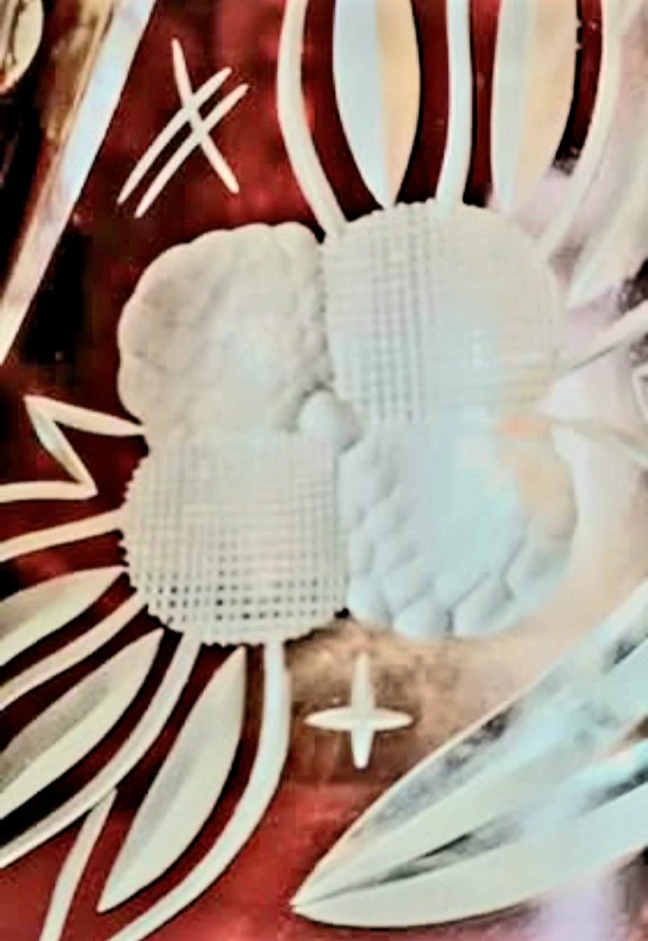 Unique Egermann Bohemian Intricate Hand Cut Crystal Vase - photo 2