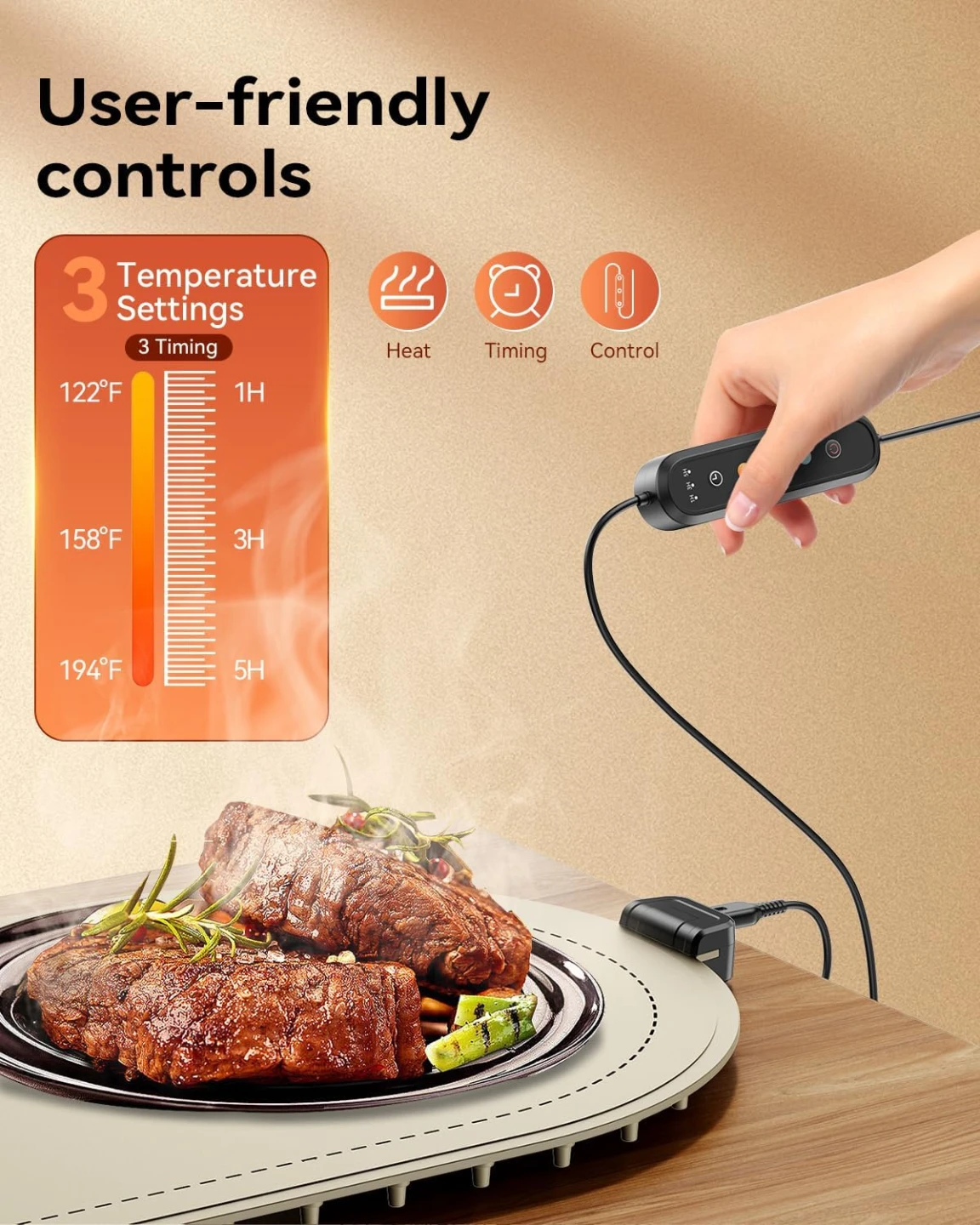 NEW Warming Mat for Food - 24"x15" - photo 5