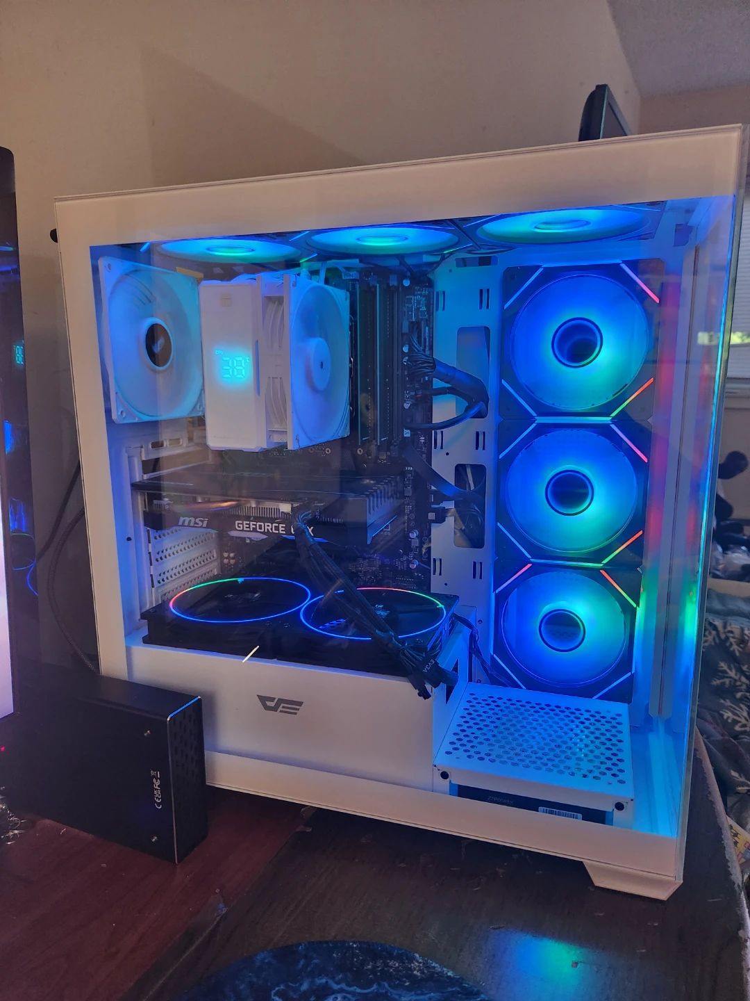 Custom Gaming PC - White Case, RGB Fans