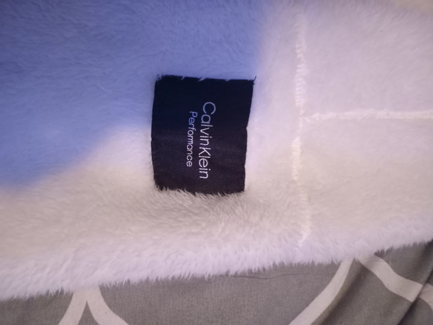 Calvin Klein Performance White Fleece Hooded Jacket L - photo 4