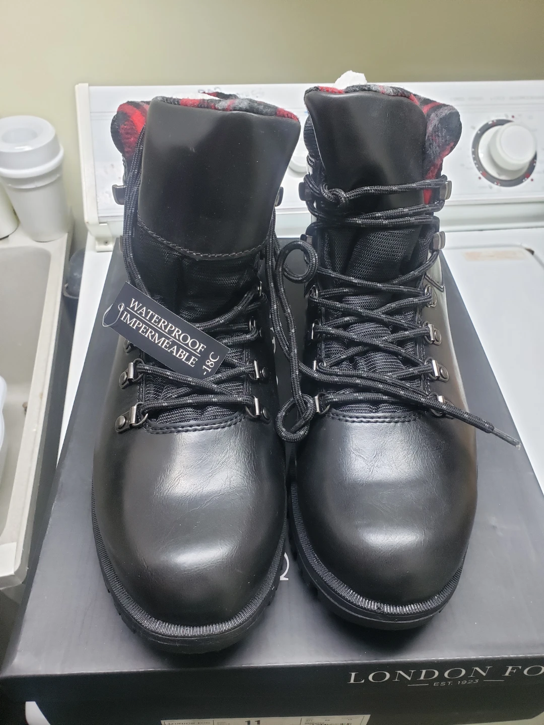 NEW WINTER London Fog Brutus  Waterproof Boots - Size 11