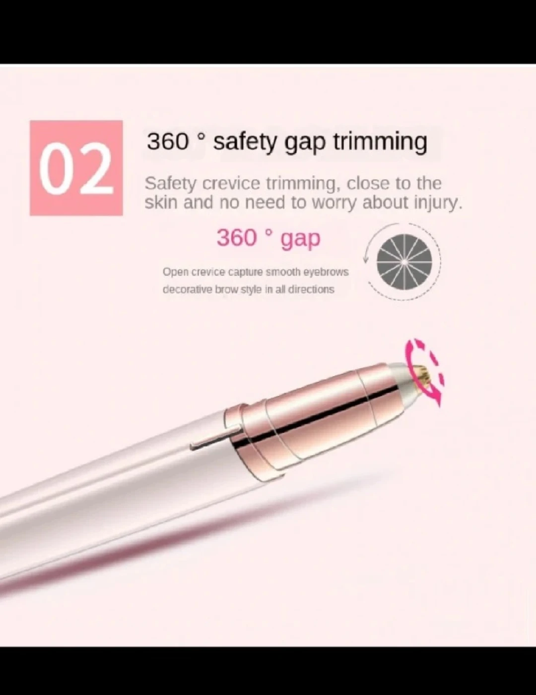 Electric Eyebrow & Facial Hair Trimmer - photo 2