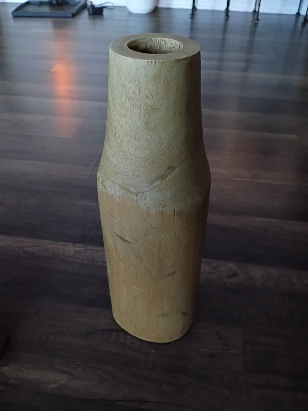 Sears Wood Vase - Natural Color - photo 2