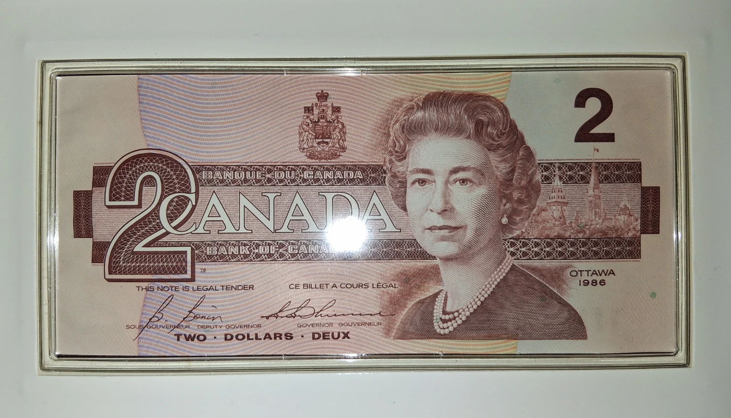 Canadian $2 Bill and Coin Set - photo 2