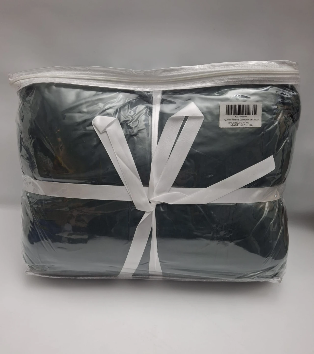 Argstar 3-Pcs Queen Pinch Pleated Comforter Set, Dark Green - photo 4