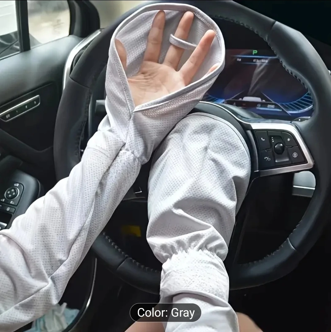 Glove Sleeves, 1 Pair Stylish Sun Protection, Oil Splash cooking - photo 3