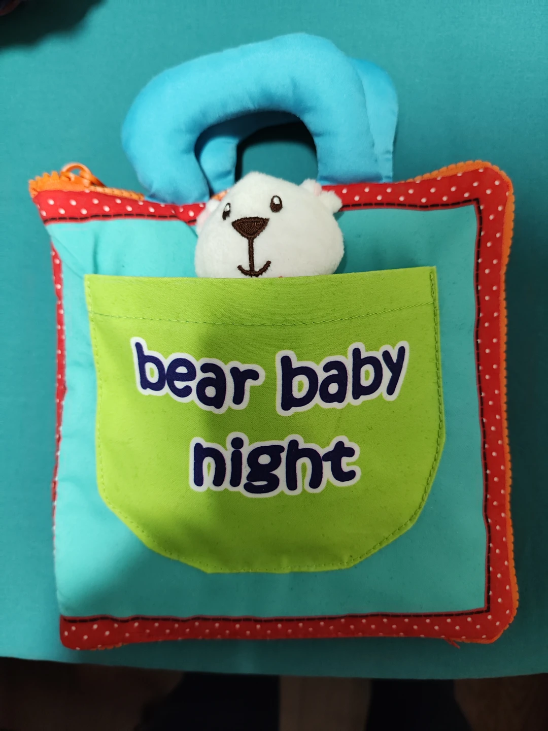 Bear Baby Night Fabric Book