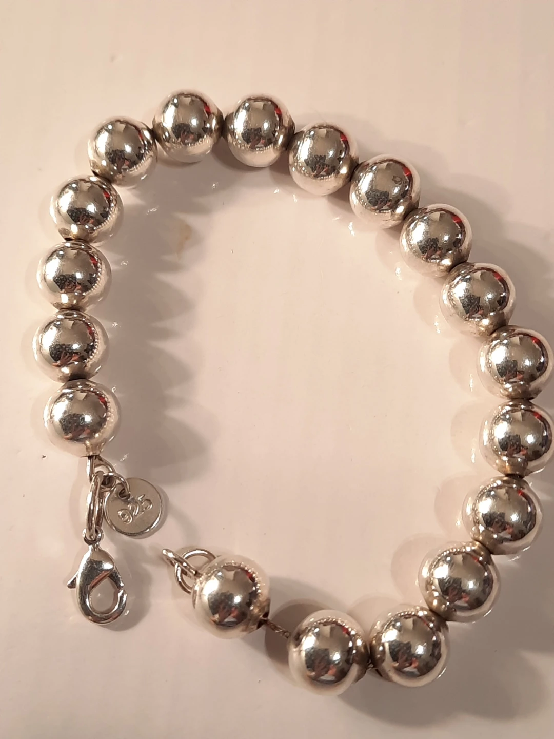 Silver Bead Bracelet