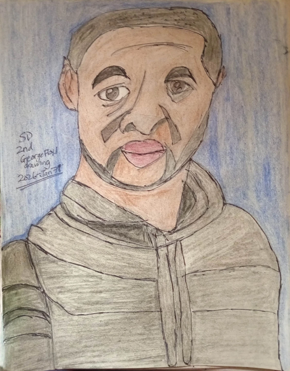 George Floyd Caricature Drawing  by Custom Artist Sherwin