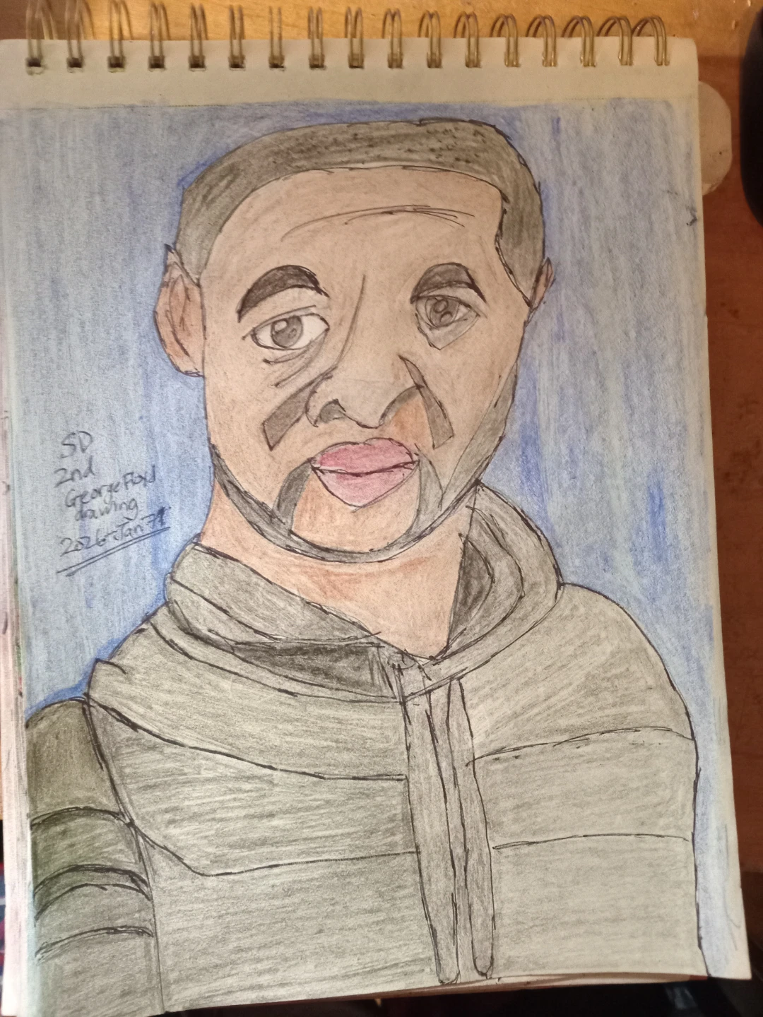 George Floyd Caricature Drawing  by Custom Artist Sherwin - photo 2