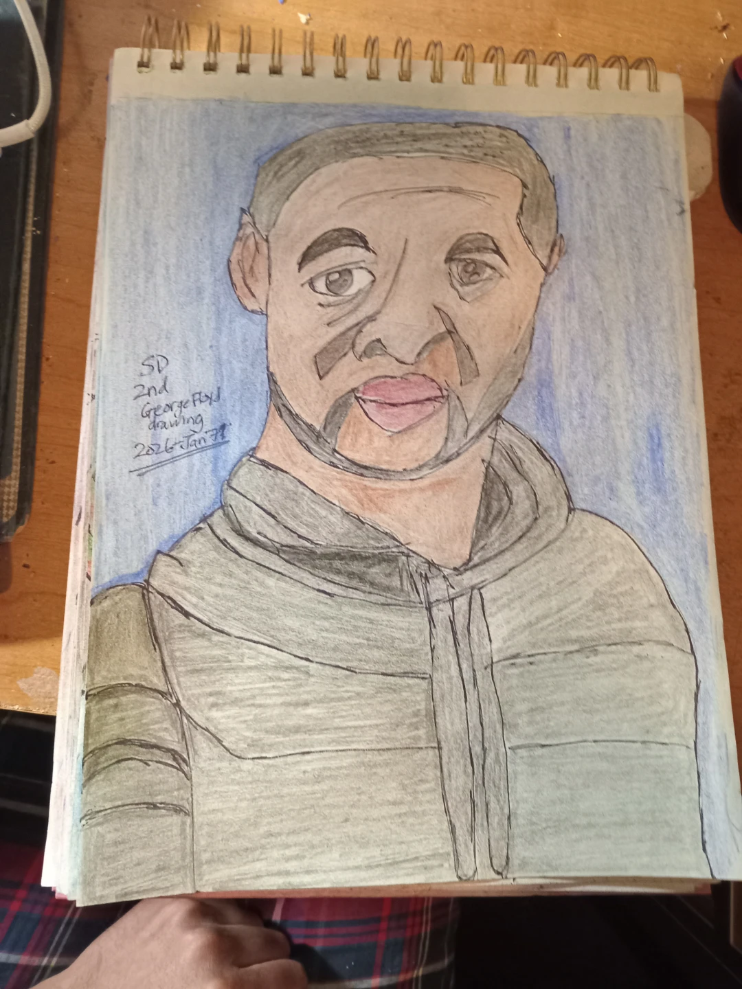 George Floyd Caricature Drawing  by Custom Artist Sherwin - photo 3