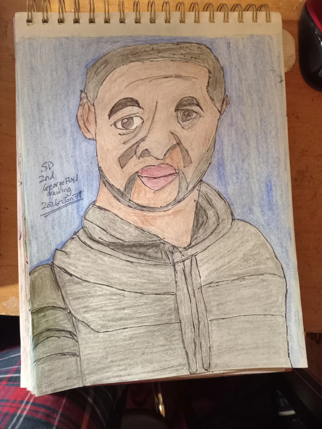 George Floyd Caricature Drawing  by Custom Artist Sherwin - photo 4