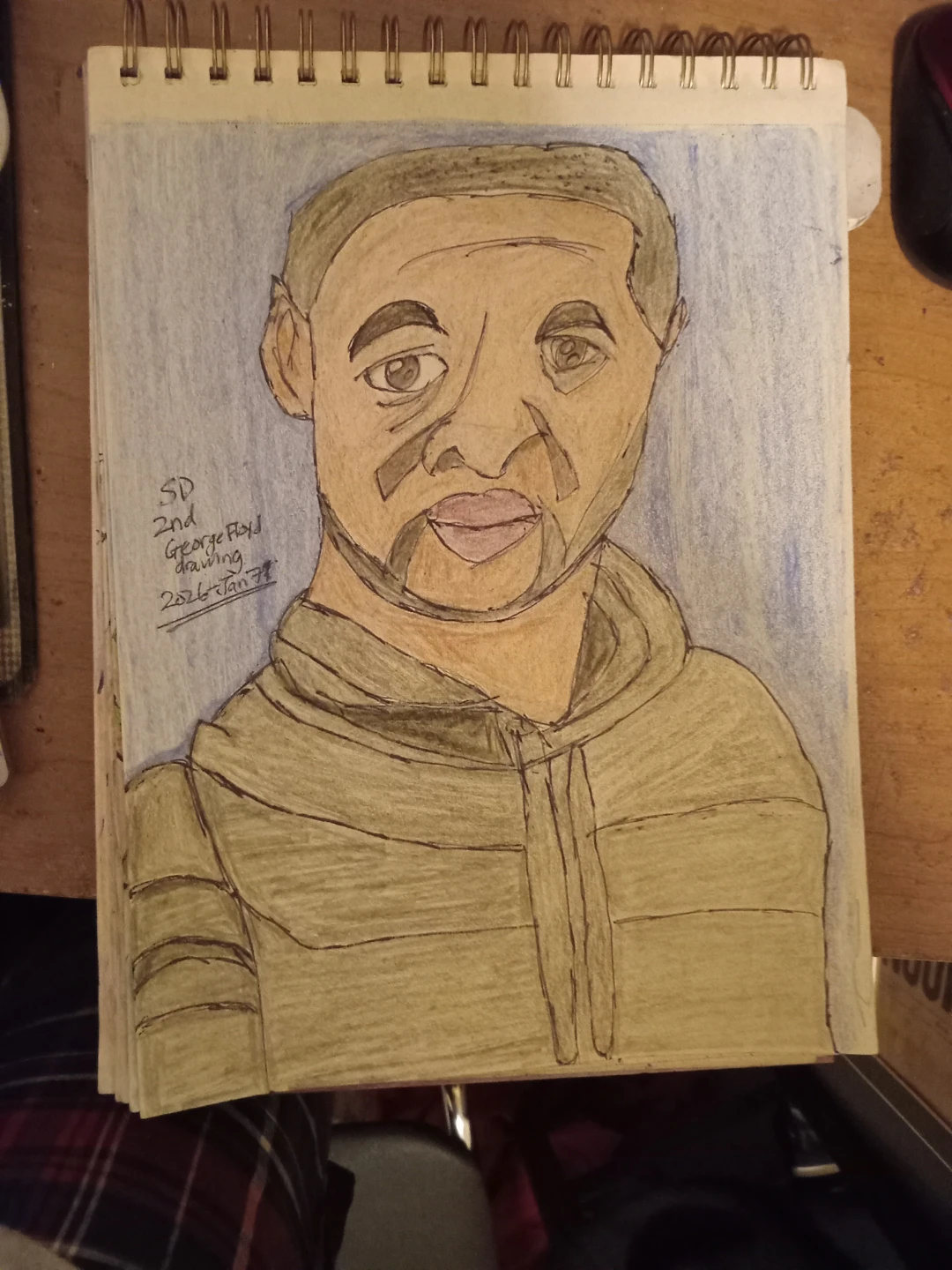 George Floyd Caricature Drawing  by Custom Artist Sherwin - photo 5