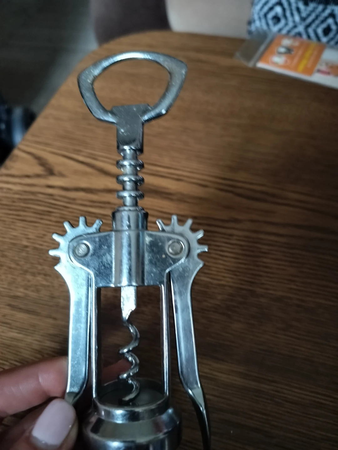 Metal Corkscrew and Bottle Opener