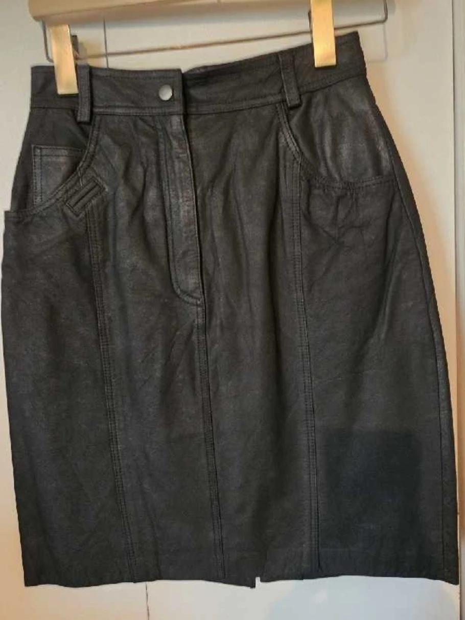 Genuine Leather Skirt
