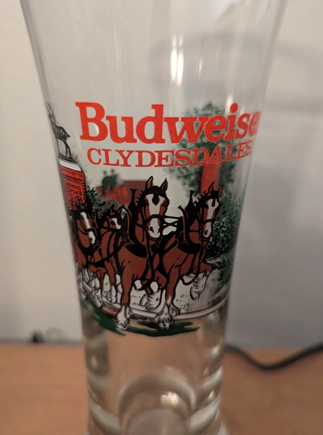 Budweiser Clydesdale Pilsner Beer Glasses Set of 4 - photo 2