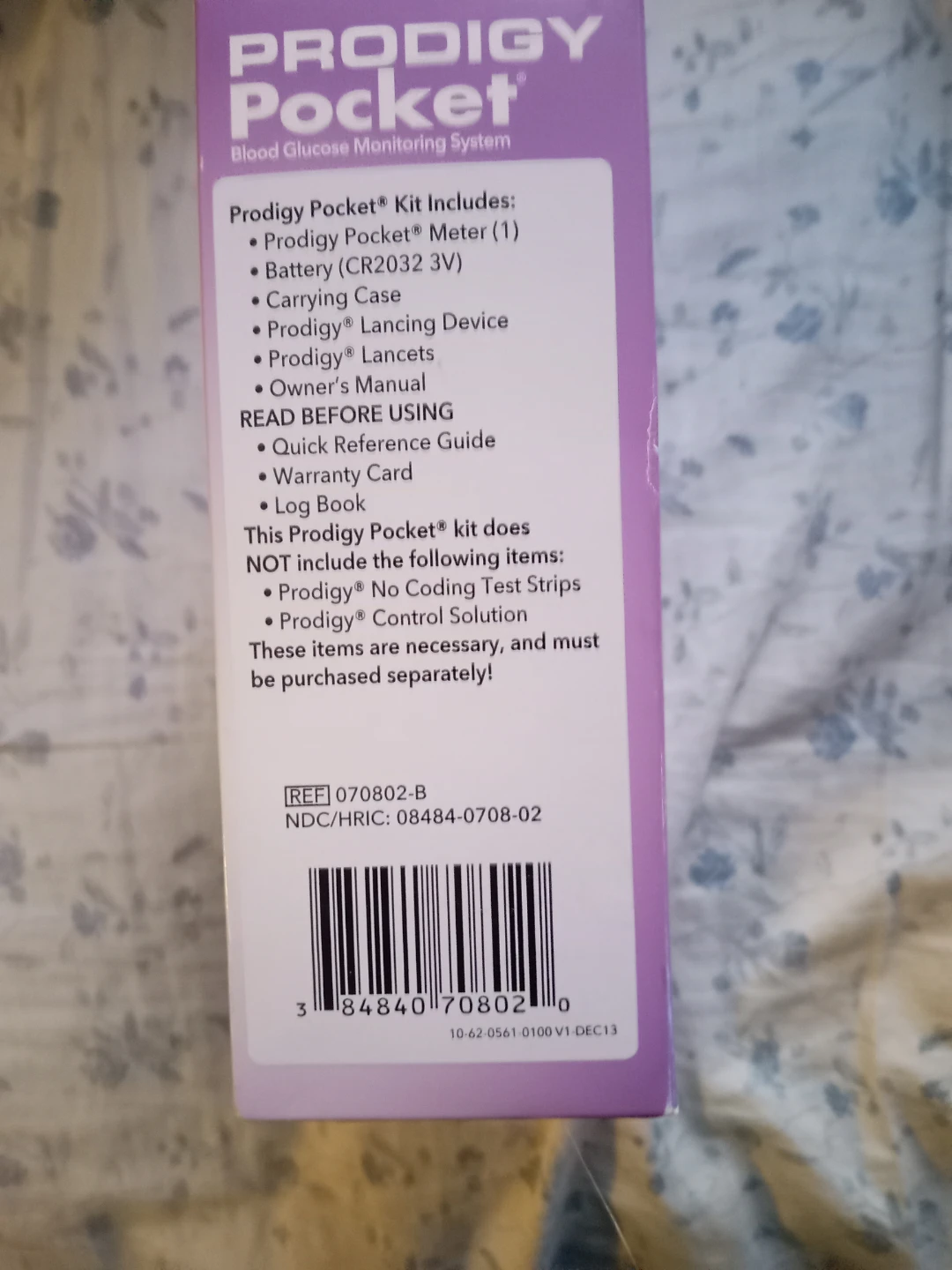 Prodigy Pocket Blood Glucose Monitoring System, Never used. - photo 3