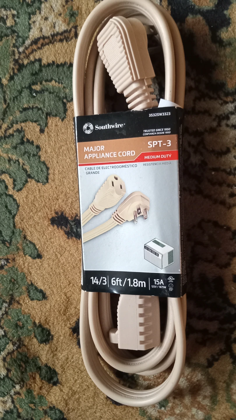 Southwire Major Appliance Cord - 6ft
