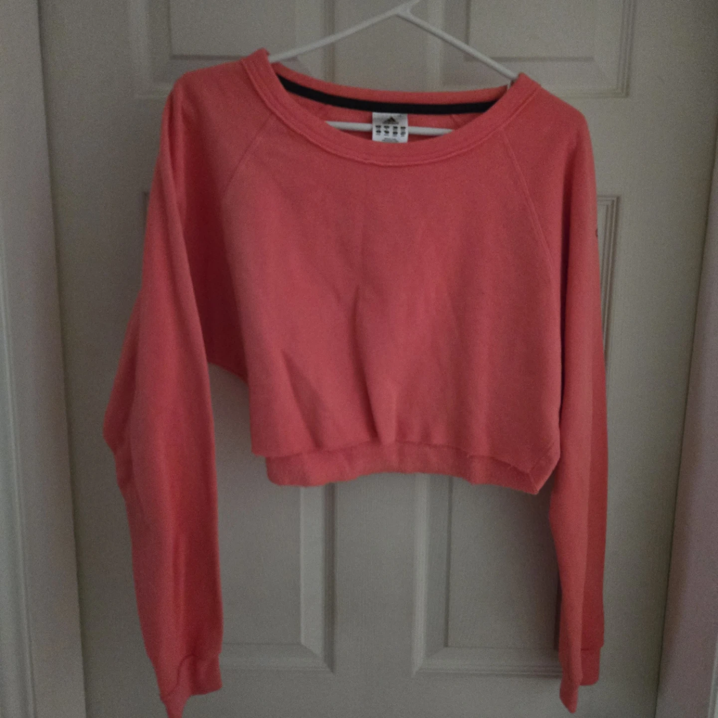 Adidas Coral Cropped Crewneck - Size M
